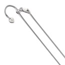 Sterling Silver 1.1 mm Adjustable Snake Chain - 30 in.