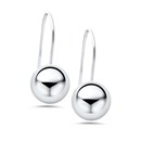 Sterling Silver 10 mm Ball Earrings