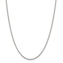 Sterling Silver 2.75 mm Cable Chain - 24 in. 