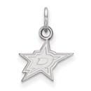 Sterling Silver Dallas Stars Pendant