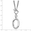 Sterling Silver Fancy 2-Strand Toggle Necklace - 17 in.