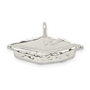 Sterling Silver Graduation Cap Charm