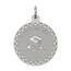 Sterling Silver Graduation Day Disc Charm -3274B