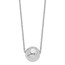 Sterling Silver Hammered w/ 2in ext. Necklace - 16 in.