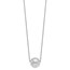 Sterling Silver Hammered w/ 2in ext. Necklace - 16 in.