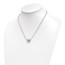 Sterling Silver Hammered w/ 2in ext. Necklace - 16 in.
