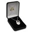 Sterling Silver Mother & Child Rose Necklace