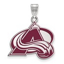 Sterling Silver NHL Colorado Avalanche Pendant