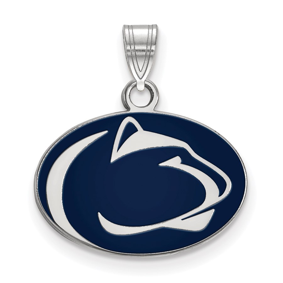 Sterling Silver Penn State University Enamel Pendant