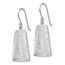 Sterling Silver Radiant Essence Shepherd Hook Earrings - 40 mm