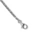 Sterling Silver Rhodium 3 Layer Fancy Necklace - 22 in.