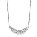 Sterling Silver Rhodium-plated D/C Necklace - 18 in.