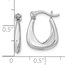 Sterling Silver RP Huggie Earrings - 15.75 mm