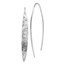 Sterling Silver RP Polished Threader Earrings - 53.08 mm