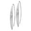 Sterling Silver RP Polished Threader Earrings - 53.08 mm