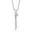 Sterling Silver RP Snake w/ 2in ext. Necklace - 18 in.