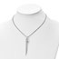 Sterling Silver RP Snake w/ 2in ext. Necklace - 18 in.