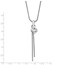 Sterling Silver RP Snake w/ 2in ext. Necklace - 18 in.