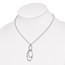 Sterling Silver RP w/1.5in ext. Necklace - 16 in.