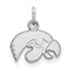 Sterling Silver University of Iowa Pendant