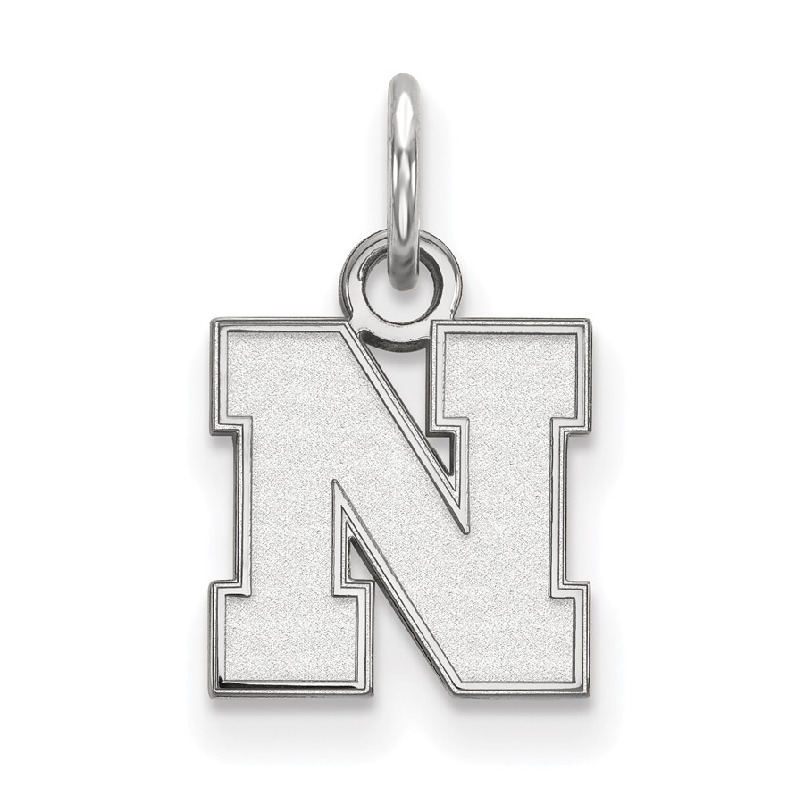 Sterling Silver University of Nebraska Pendant