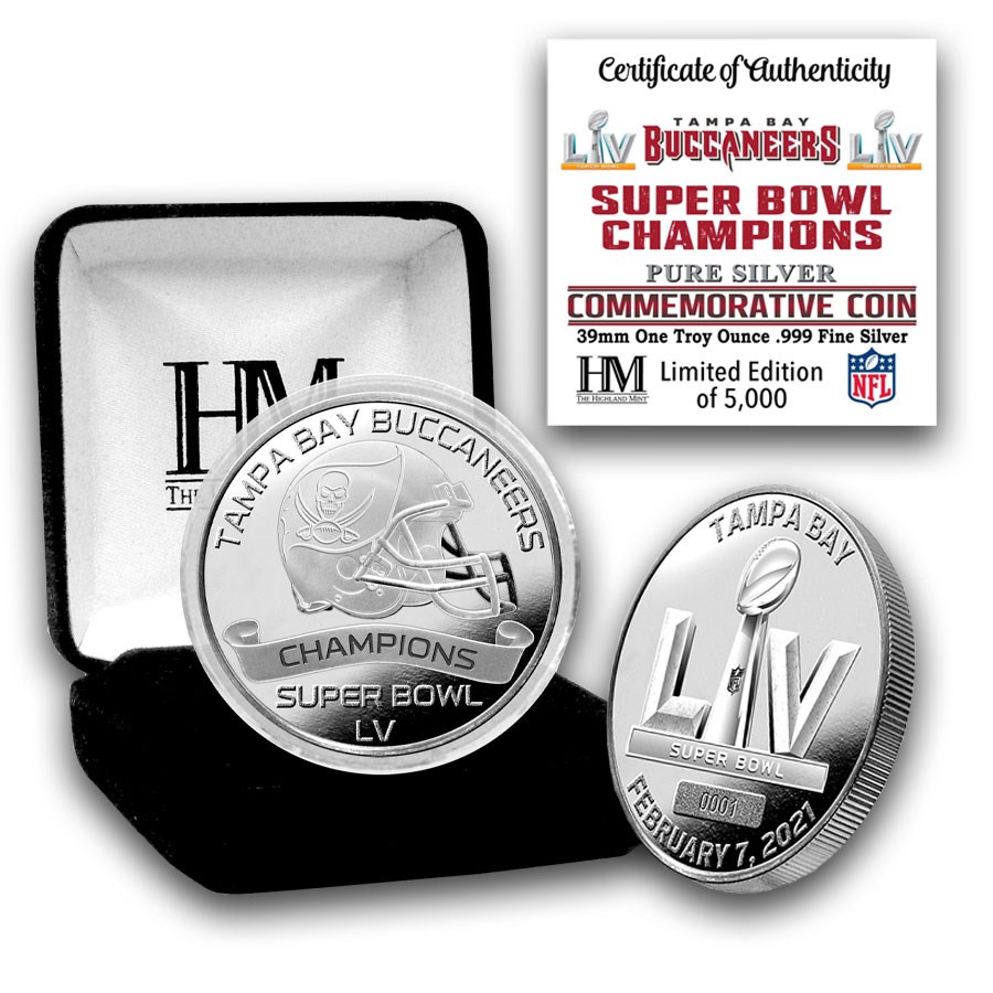 Chiefs Eagles Official Super Bowl LVII 1oz .999 Fine Silver Flip Coin