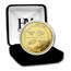 Super Bowl LVII Official Gold Gilded Flip Coin - Chiefs vs Eagles