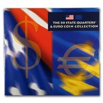 The 50 State Quarters & Euro Coin Collection