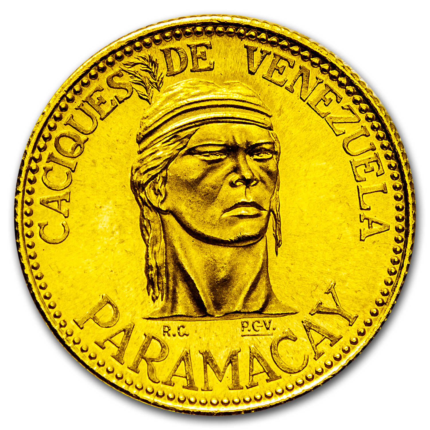 Buy Venezuela 6 Grams Gold Caciques de Venezuela Random APMEX