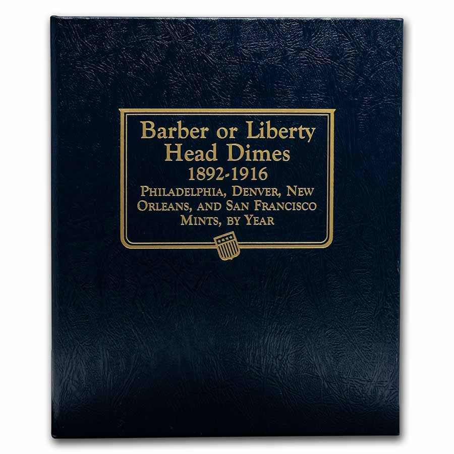 Whitman Coin Album #9117 - Liberty Head Dimes 1892-1916