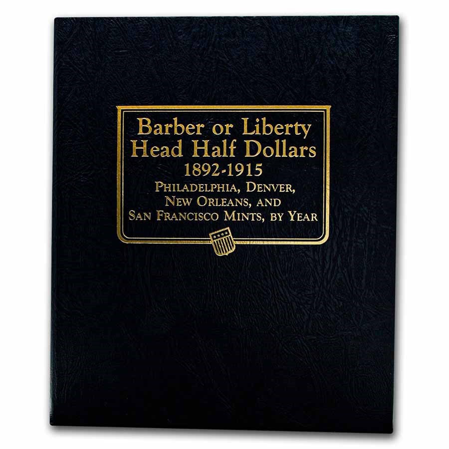 Whitman Coin Album #9124 - Barber Half Dollars 1892-1915