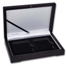 Wooden Slab Storage Box - Two Slab (Matte Black)